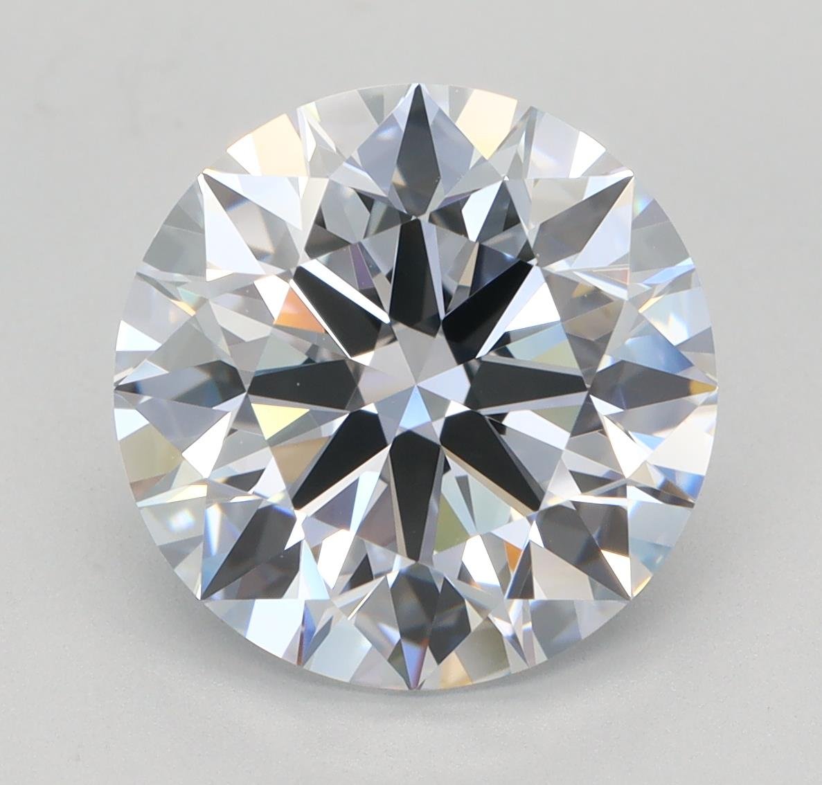 4.01ct G VVS1 Rare Carat Ideal Cut Round Lab Grown Diamond