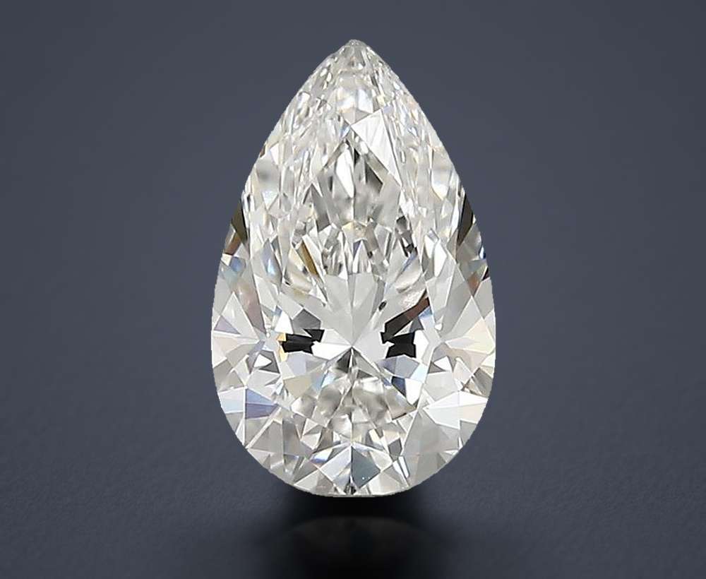 1.53 Carat Pear Lab Diamond