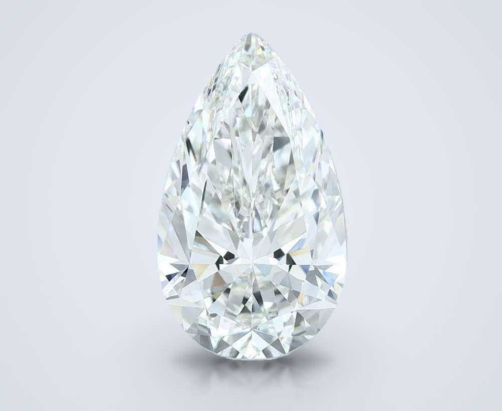 4.02 Carat Pear Natural Diamond
