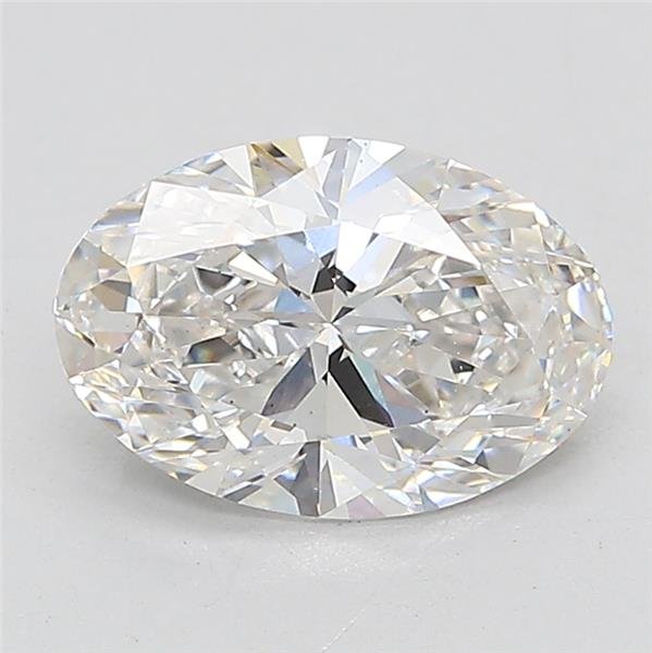 1.56ct F VS1 Rare Carat Ideal Cut Oval Lab Grown Diamond