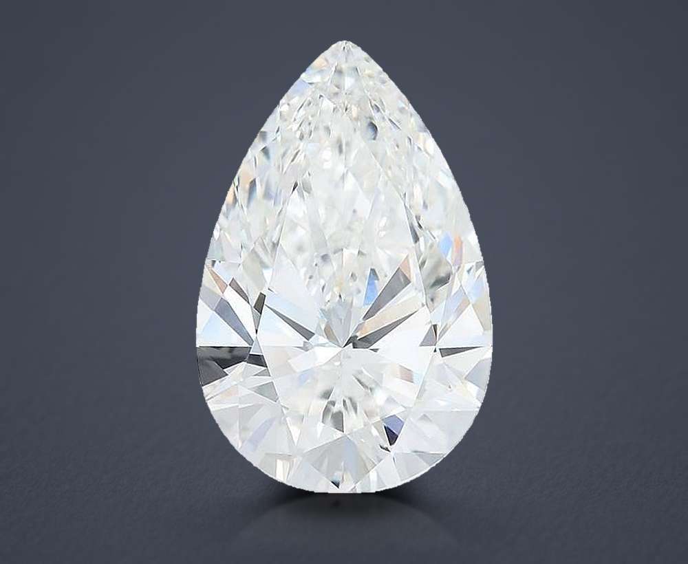 9.75 Carat Pear Lab Diamond