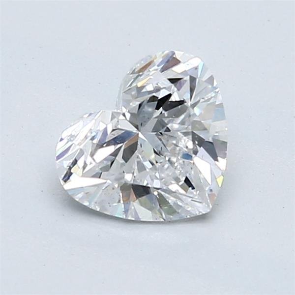 0.97ct D SI2 Rare Carat Ideal Cut Heart Diamond