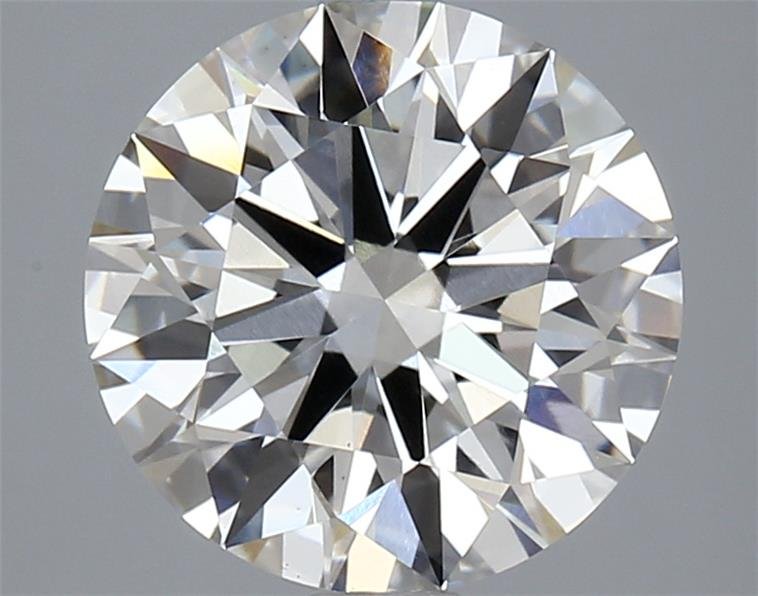 3.19ct H VS1 Rare Carat Ideal Cut Round Lab Grown Diamond