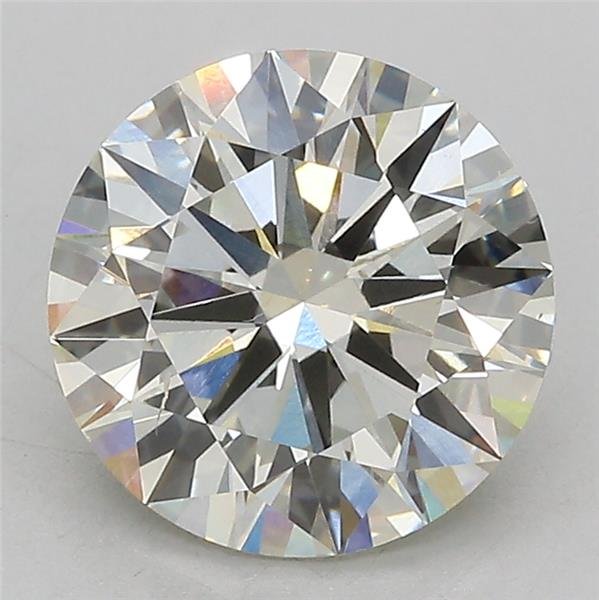 3.03ct J VS2 Rare Carat Ideal Cut Round Lab Grown Diamond