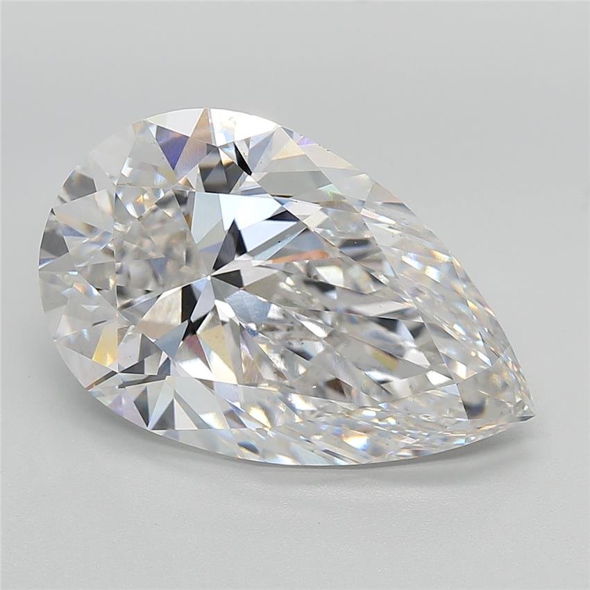 13.04ct E VS2 Rare Carat Ideal Cut Pear Lab Grown Diamond