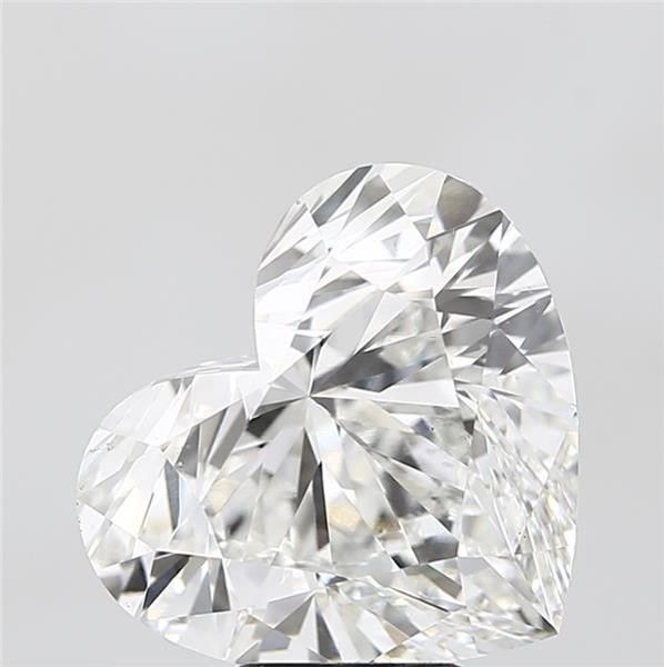7.01ct F VS2 Rare Carat Ideal Cut Heart Lab Grown Diamond