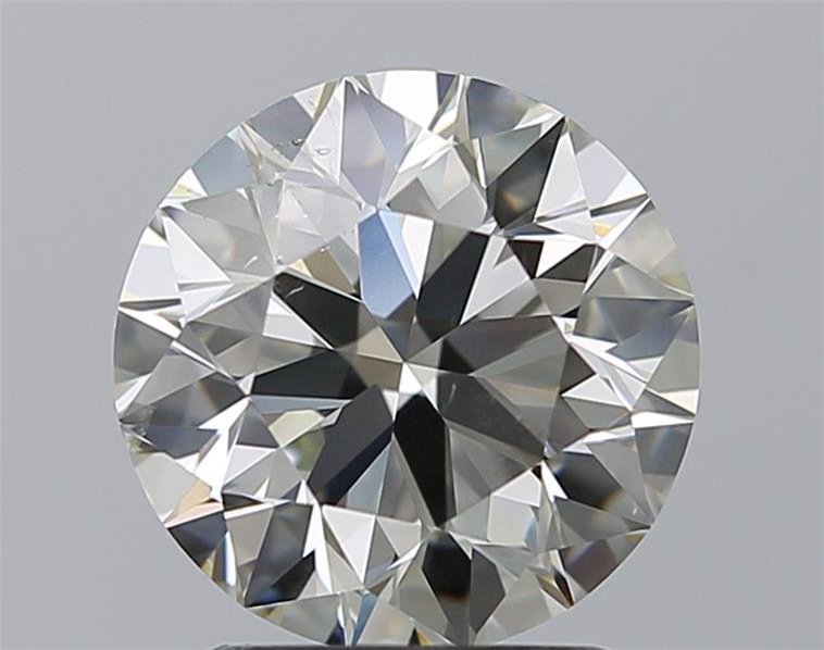 2.14ct K SI1 Rare Carat Ideal Cut Round Diamond