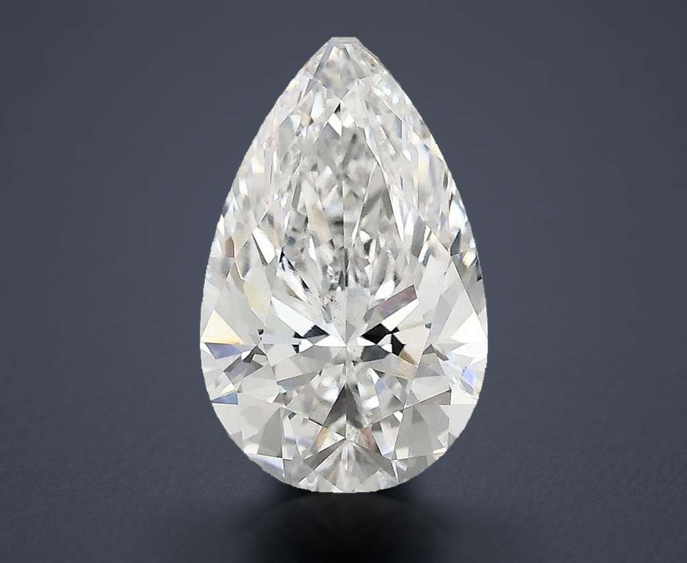 2.50 Carat Pear Lab Diamond