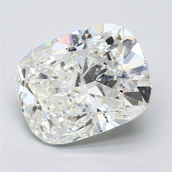 5.03ct G SI2 Rare Carat Ideal Cut Cushion Diamond