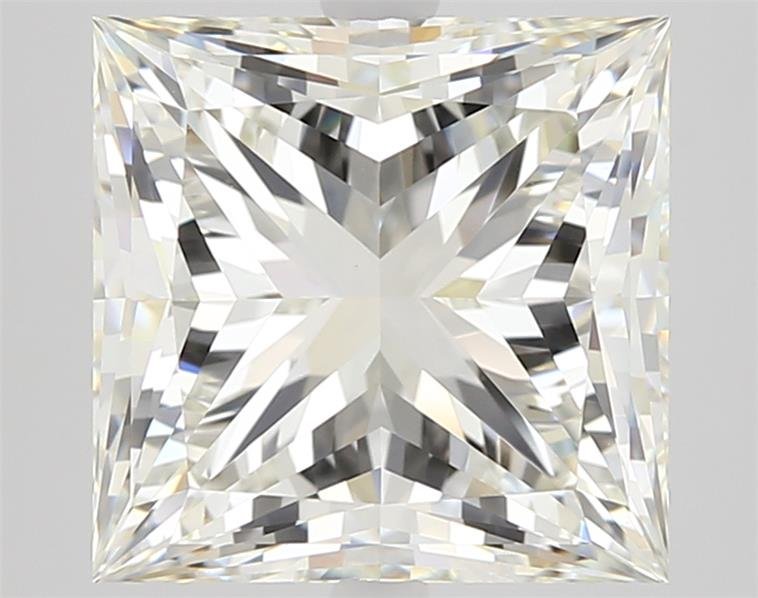 4.06ct K VVS2 Rare Carat Ideal Cut Princess Diamond