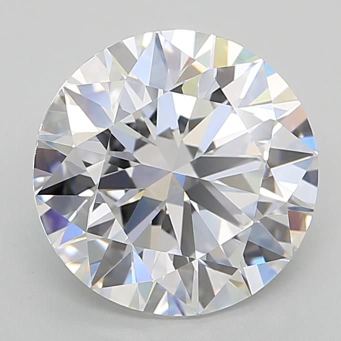 2.70ct D VVS2 Rare Carat Ideal Cut Round Lab Grown Diamond