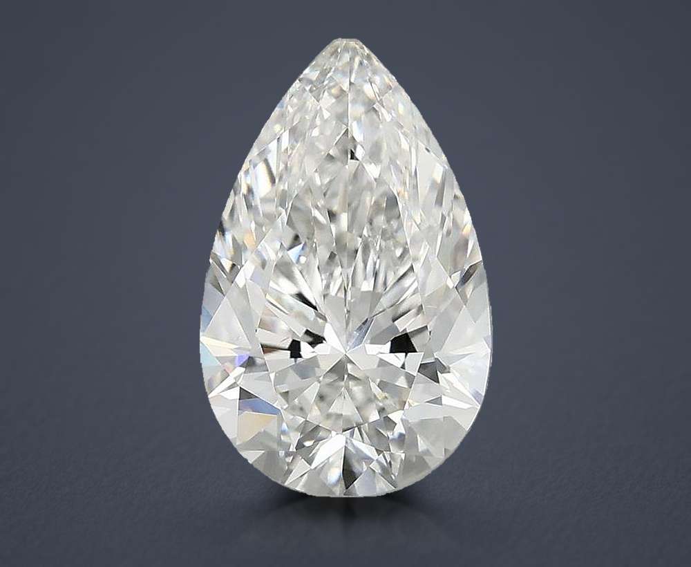 2.84 Carat Pear Lab Diamond