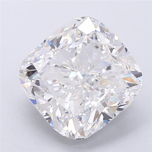 4.09ct D VS1 Rare Carat Ideal Cut Cushion Lab Grown Diamond