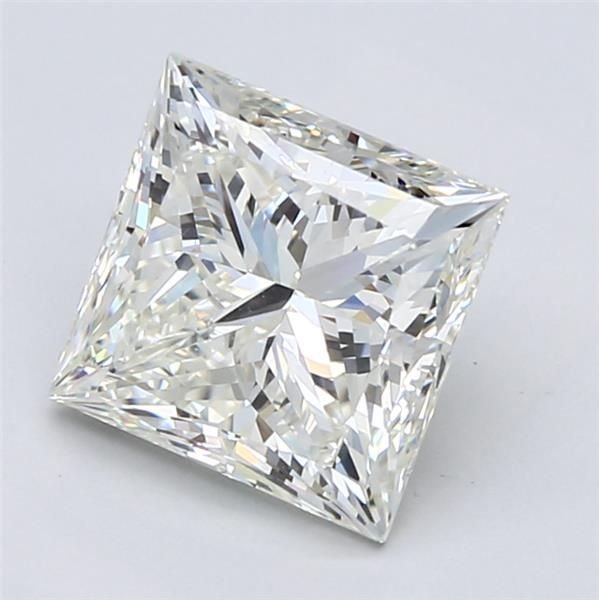 3.01ct J VVS1 Rare Carat Ideal Cut Princess Diamond