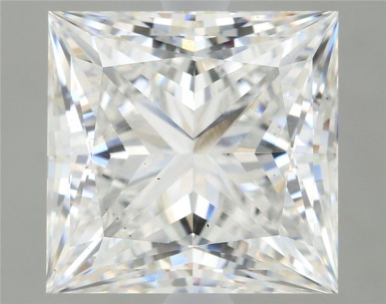 3.64ct E VS2 Rare Carat Ideal Cut Princess Lab Grown Diamond