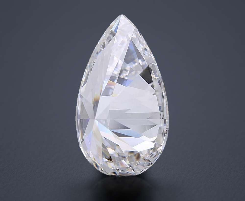 5.52 Carat Pear Lab Diamond