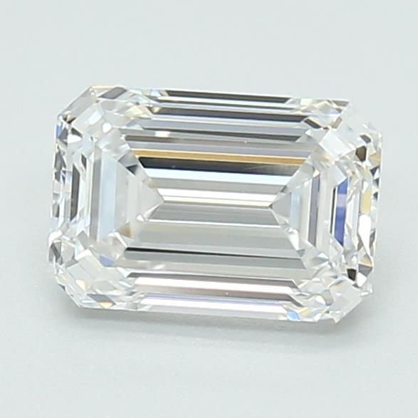 1.11ct D VVS2 Excellent Cut Emerald Lab Grown Diamond
