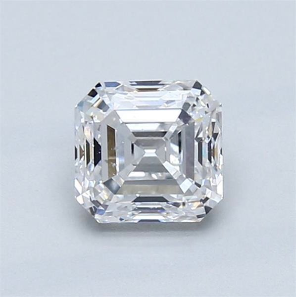 1.00ct D SI1 Very Good Cut Asscher Diamond