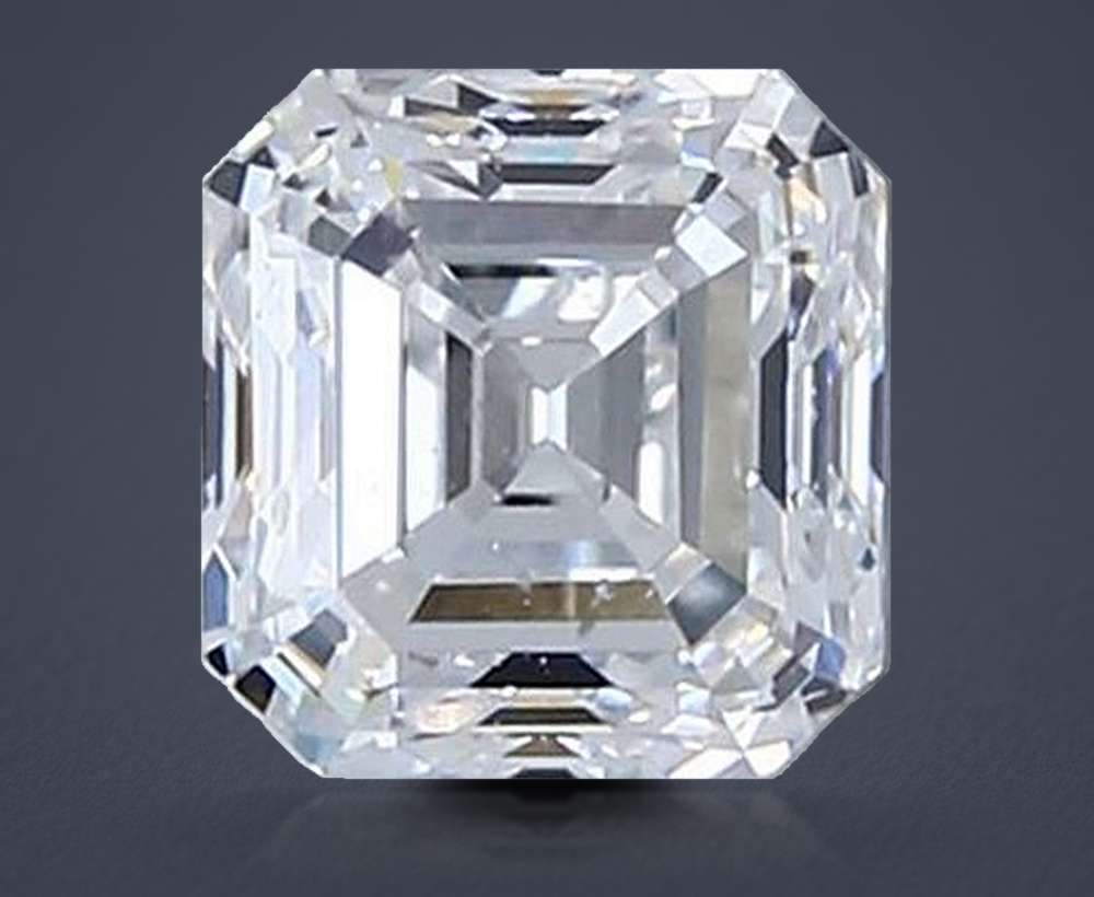 1.00 Carat Asscher Natural Diamond