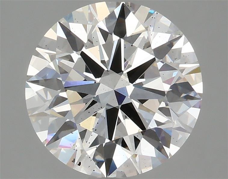 2.92ct F SI1 Rare Carat Ideal Cut Round Lab Grown Diamond