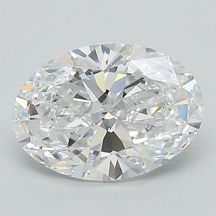 1.37ct D VVS2 Rare Carat Ideal Cut Oval Lab Grown Diamond
