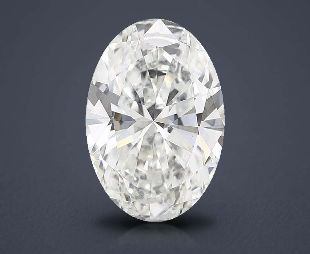 7.84 Carat Oval Lab Diamond