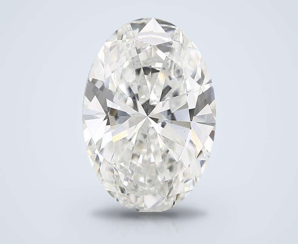 7.84 Carat Oval Lab Diamond