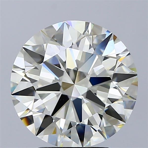 3.51ct K VS1 Rare Carat Ideal Cut Round Diamond