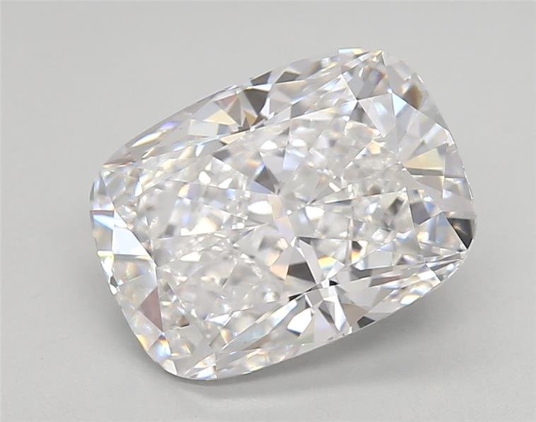 3.02ct D VS1 Rare Carat Ideal Cut Cushion Lab Grown Diamond