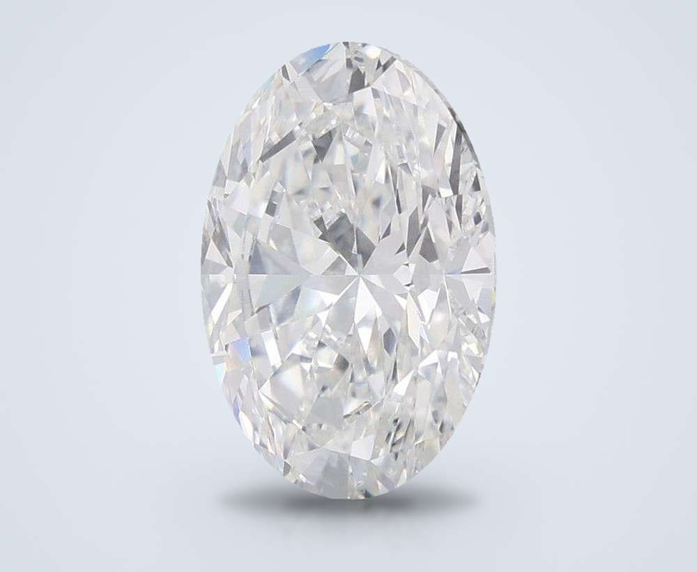 6.84 Carat Oval Lab Diamond