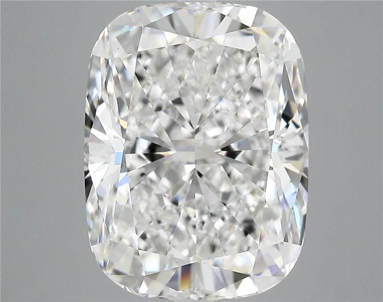 9.11ct F VS1 Rare Carat Ideal Cut Cushion Diamond