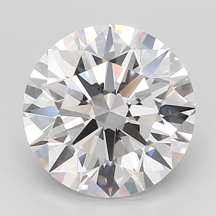 3.57ct D VVS2 Rare Carat Ideal Cut Round Lab Grown Diamond