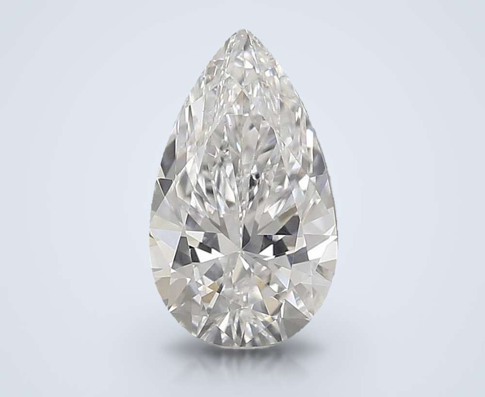 0.64 Carat Pear Lab Diamond
