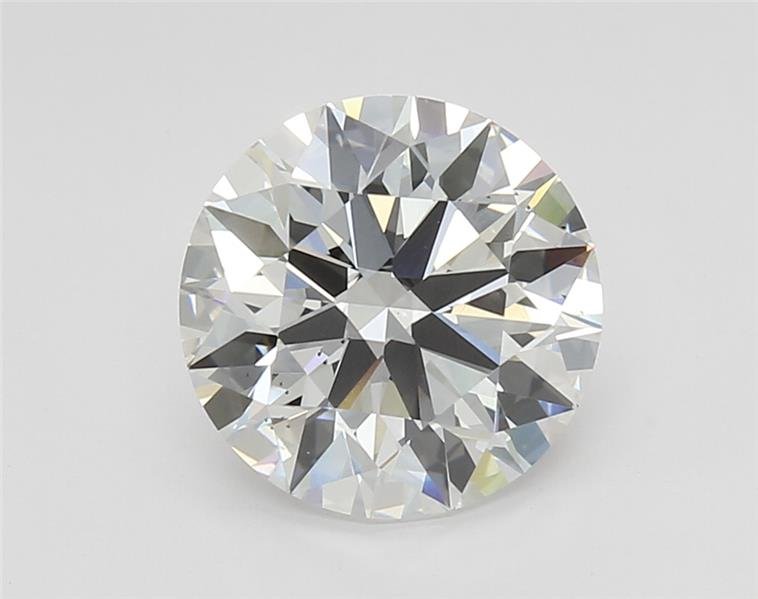 3.29ct D VS2 Rare Carat Ideal Cut Round Lab Grown Diamond