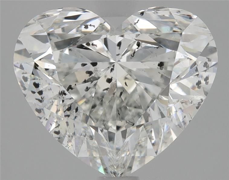 3.01ct F SI2 Rare Carat Ideal Cut Heart Diamond