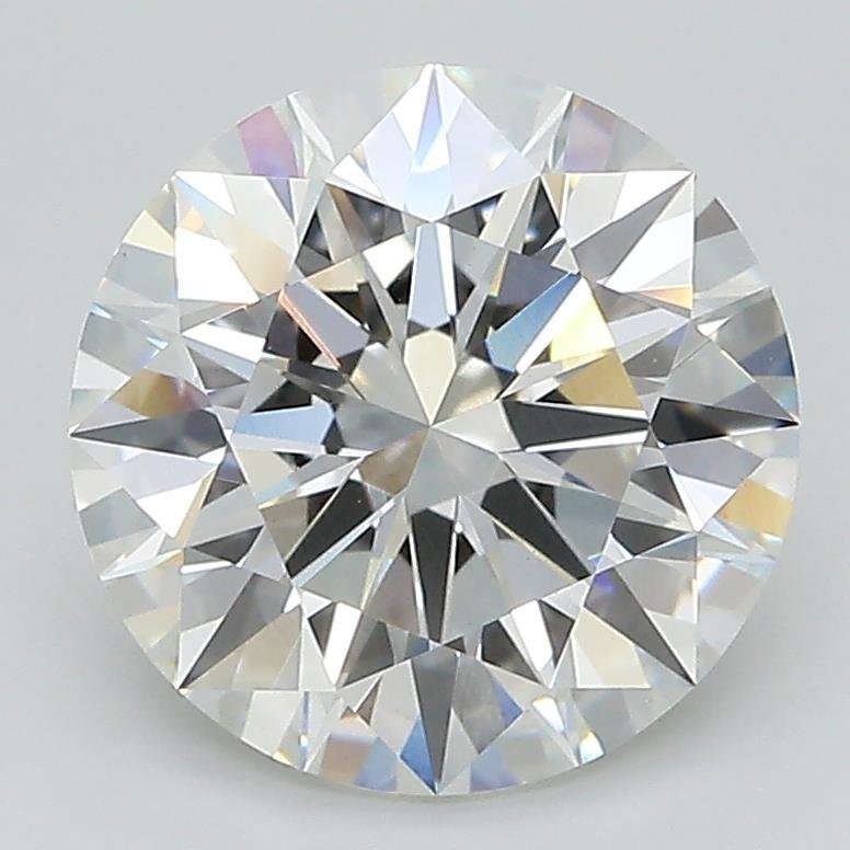 3.09ct F VS1 Rare Carat Ideal Cut Round Lab Grown Diamond