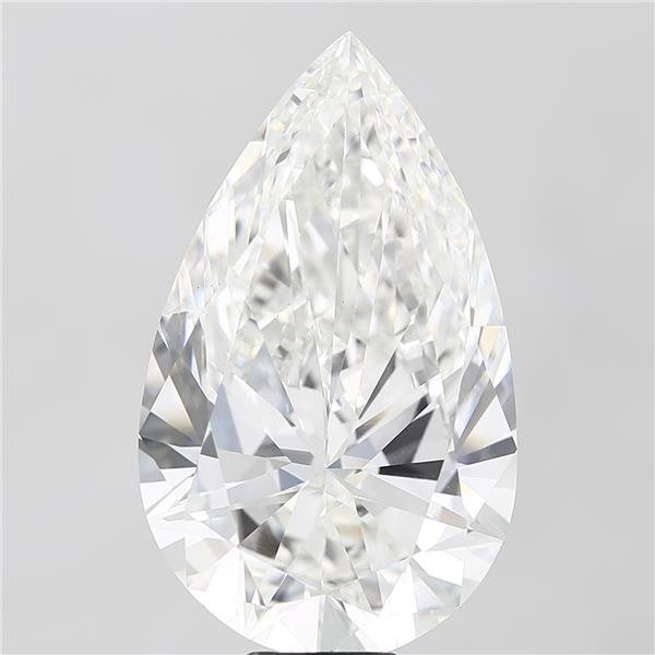 16.00ct F VS1 Rare Carat Ideal Cut Pear Lab Grown Diamond
