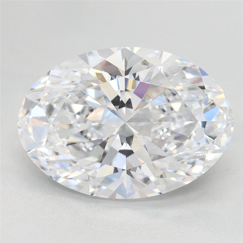 2.86ct D VVS1 Very Good Cut Oval Lab Grown Diamond