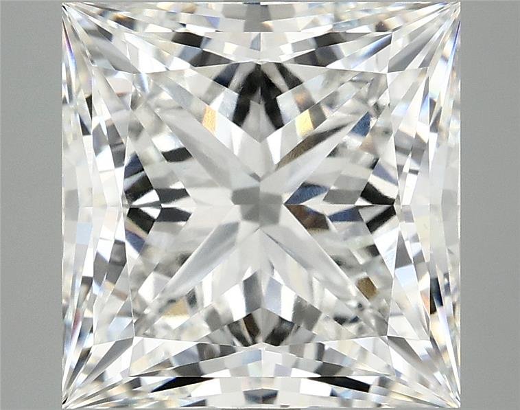 7.10ct F VS2 Rare Carat Ideal Cut Princess Lab Grown Diamond