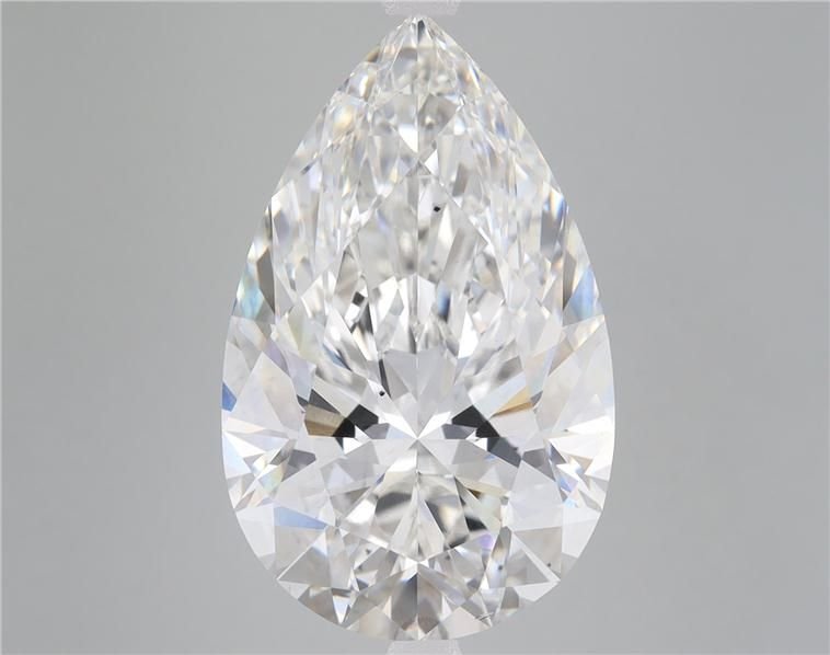 10.11ct F VS2 Rare Carat Ideal Cut Pear Lab Grown Diamond