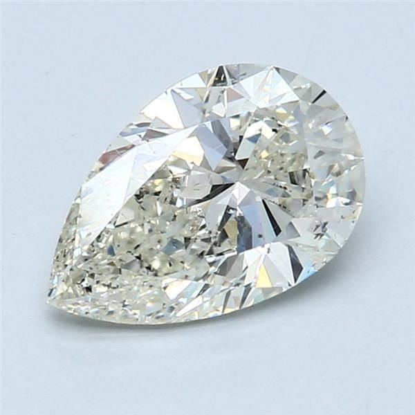 2.00ct K SI2 Rare Carat Ideal Cut Pear Diamond