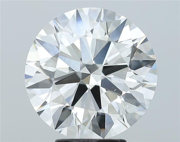 5.01ct H VS1 Rare Carat Ideal Cut Round Diamond