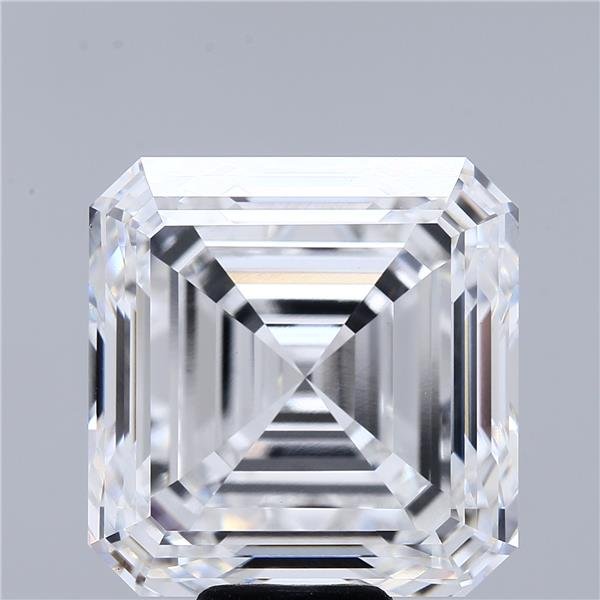 13.63ct E VVS2 Very Good Cut Asscher Lab Grown Diamond