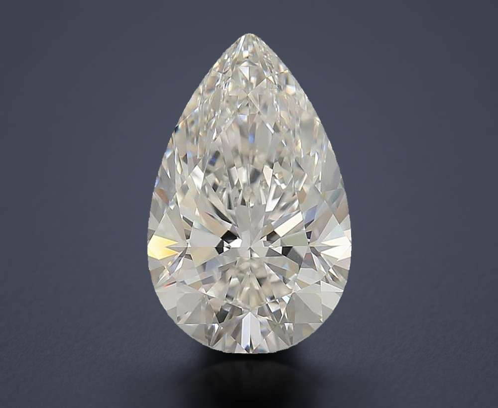 3.82 Carat Pear Lab Diamond