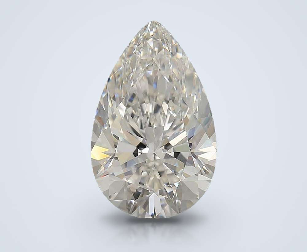 3.82 Carat Pear Lab Diamond