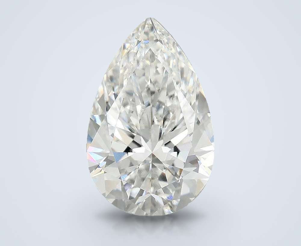 3.93 Carat Pear Lab Diamond