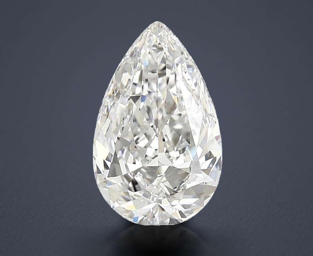 0.50 Carat Pear Natural Diamond
