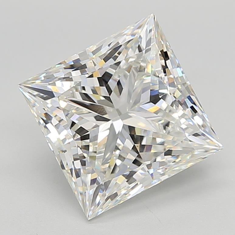 5.03ct G VVS2 Rare Carat Ideal Cut Princess Lab Grown Diamond