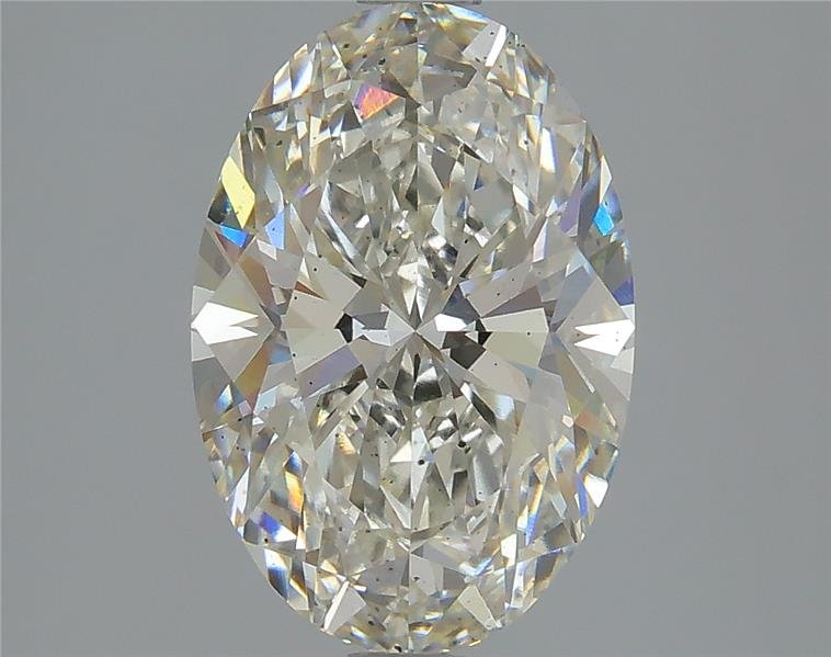 2.35ct H SI1 Rare Carat Ideal Cut Oval Lab Grown Diamond