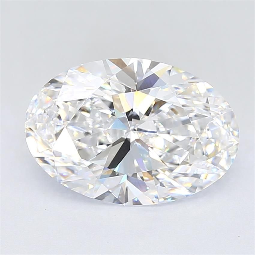 7.01ct D VVS2 Rare Carat Ideal Cut Oval Lab Grown Diamond